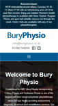 Mobile Screenshot of buryphysio.co.uk